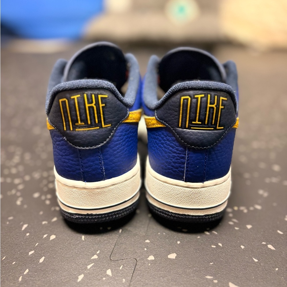 Women’s Air Force 1 Sneakers in Navy, Red, Green, and Yellow - Picture 5 of 7